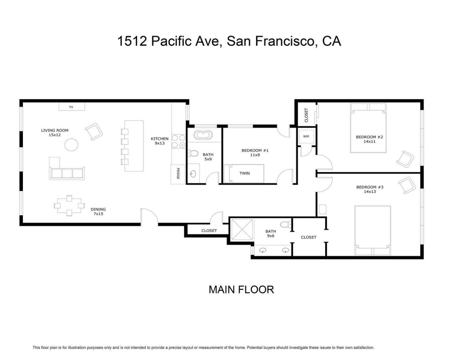 Apartmán Russian Hill 3Br Nr Park Museum Dining Shops Sfo-1544 San Francisco Exteriér fotografie